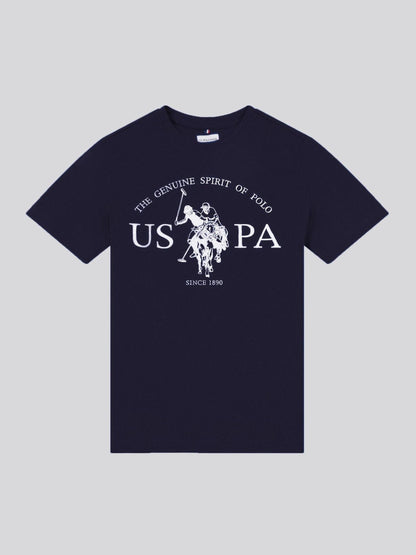 Dsiney Kidz - U.S. Polo Assn. Aqua Blue Graphic Print T-Shirt image 5