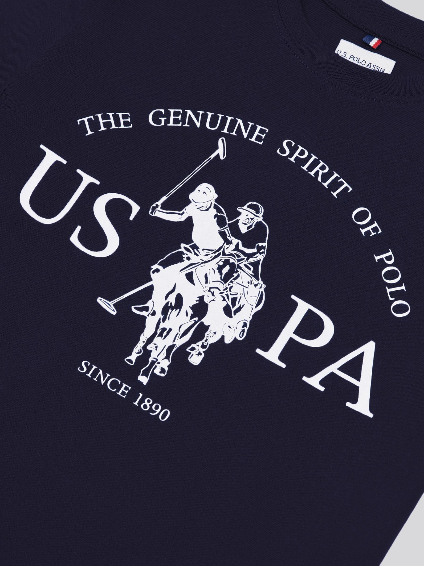 Dsiney Kidz - U.S. Polo Assn. Aqua Blue Graphic Print T-Shirt image 7