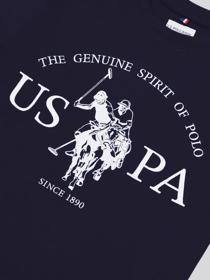 Dsiney Kidz - U.S. Polo Assn. Aqua Blue Graphic Print T-Shirt image 7