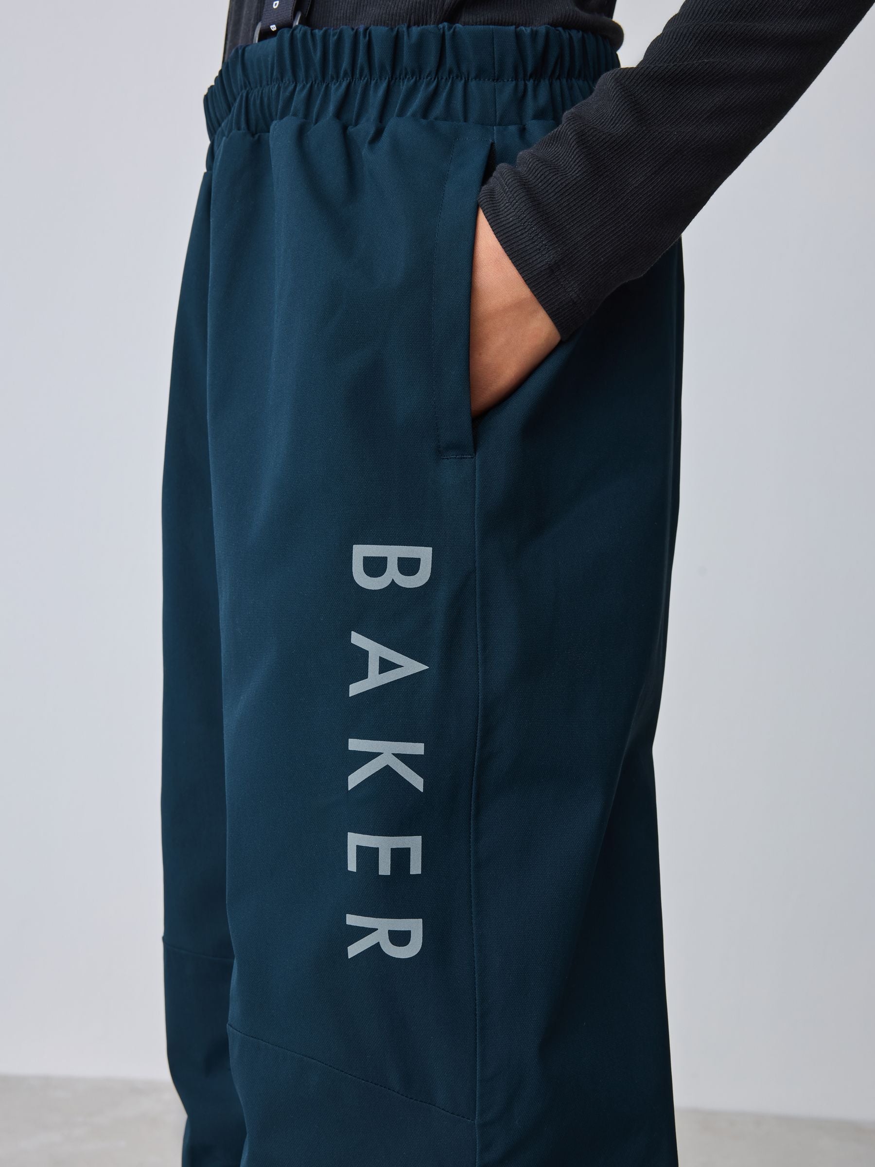 Baker by Ted Baker Navy Waterproof Ski Salopettes image 4