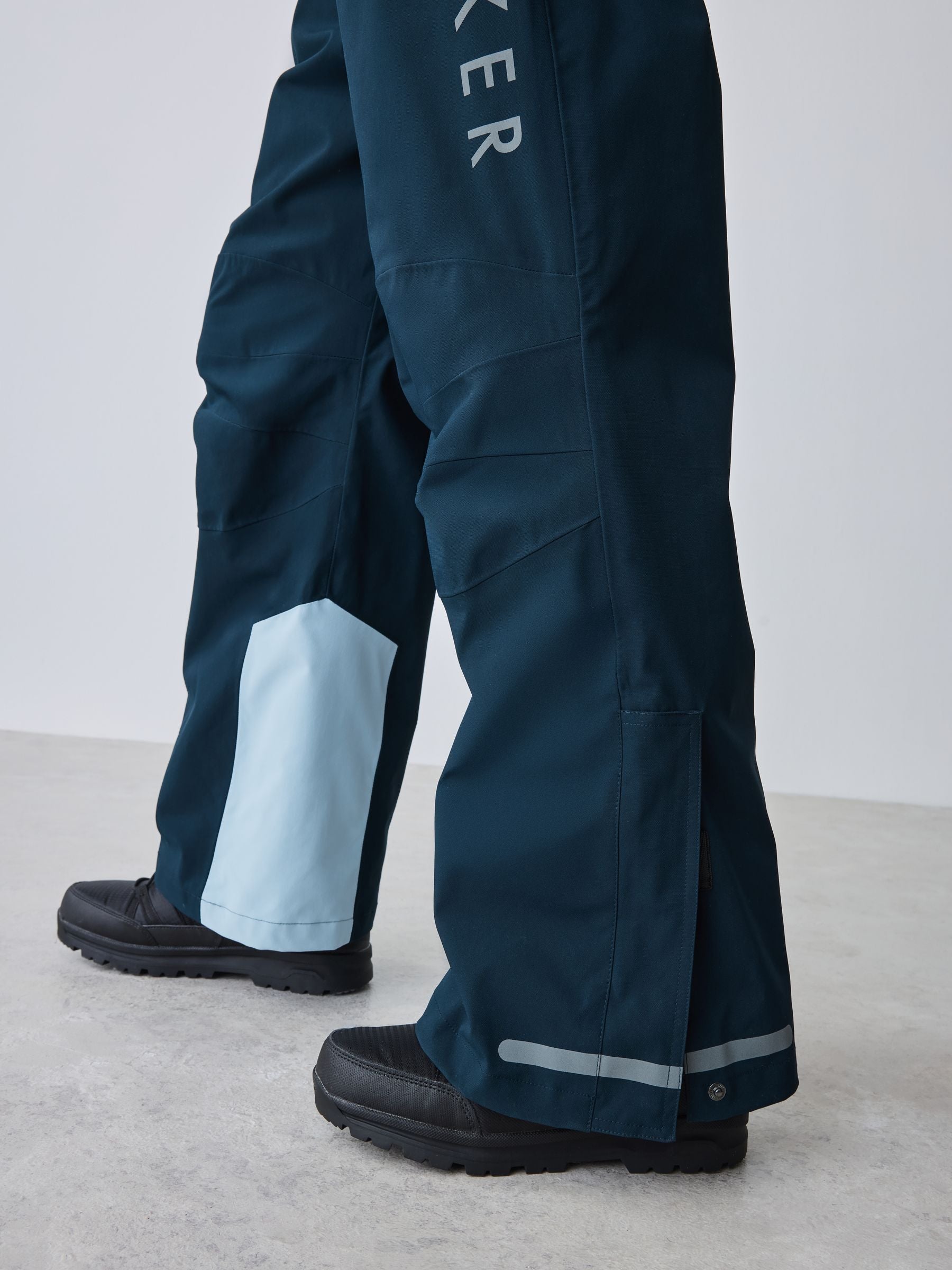Baker by Ted Baker Navy Waterproof Ski Salopettes image 5