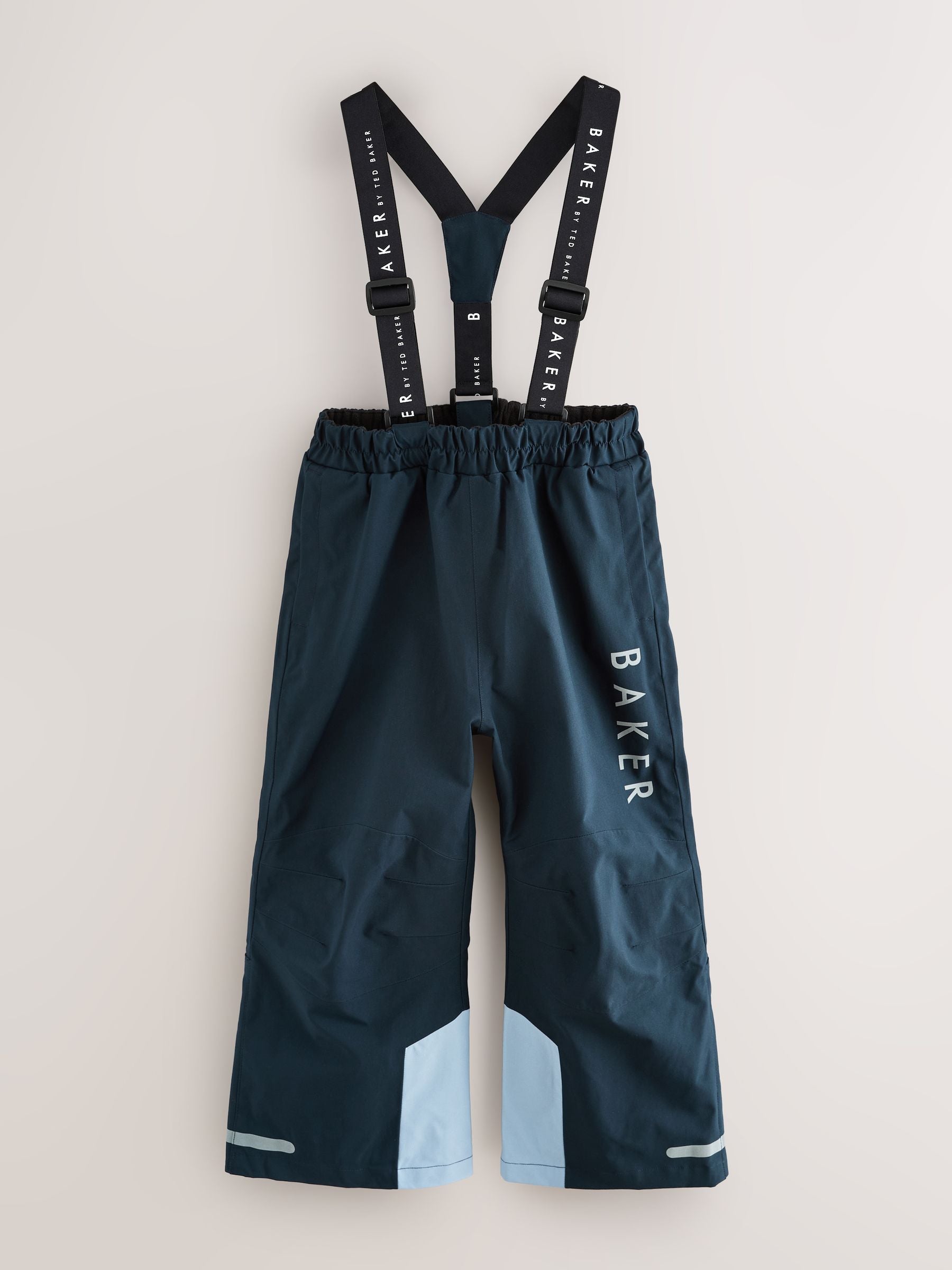 Baker by Ted Baker Navy Waterproof Ski Salopettes image 6