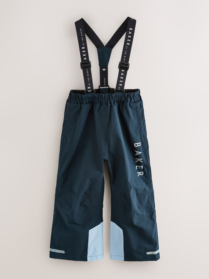 Baker by Ted Baker Navy Waterproof Ski Salopettes image 6