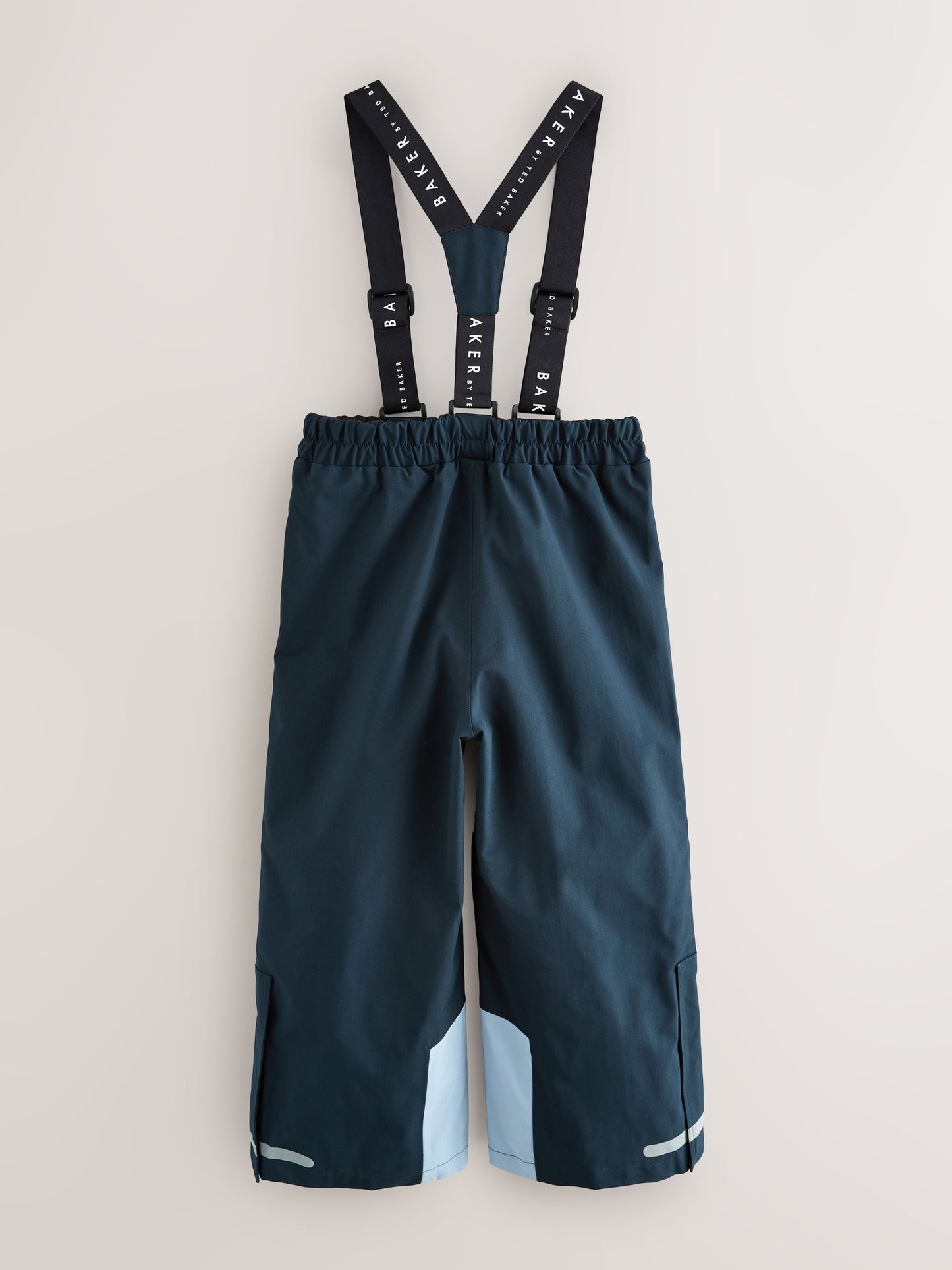 Baker by Ted Baker Navy Waterproof Ski Salopettes image 7