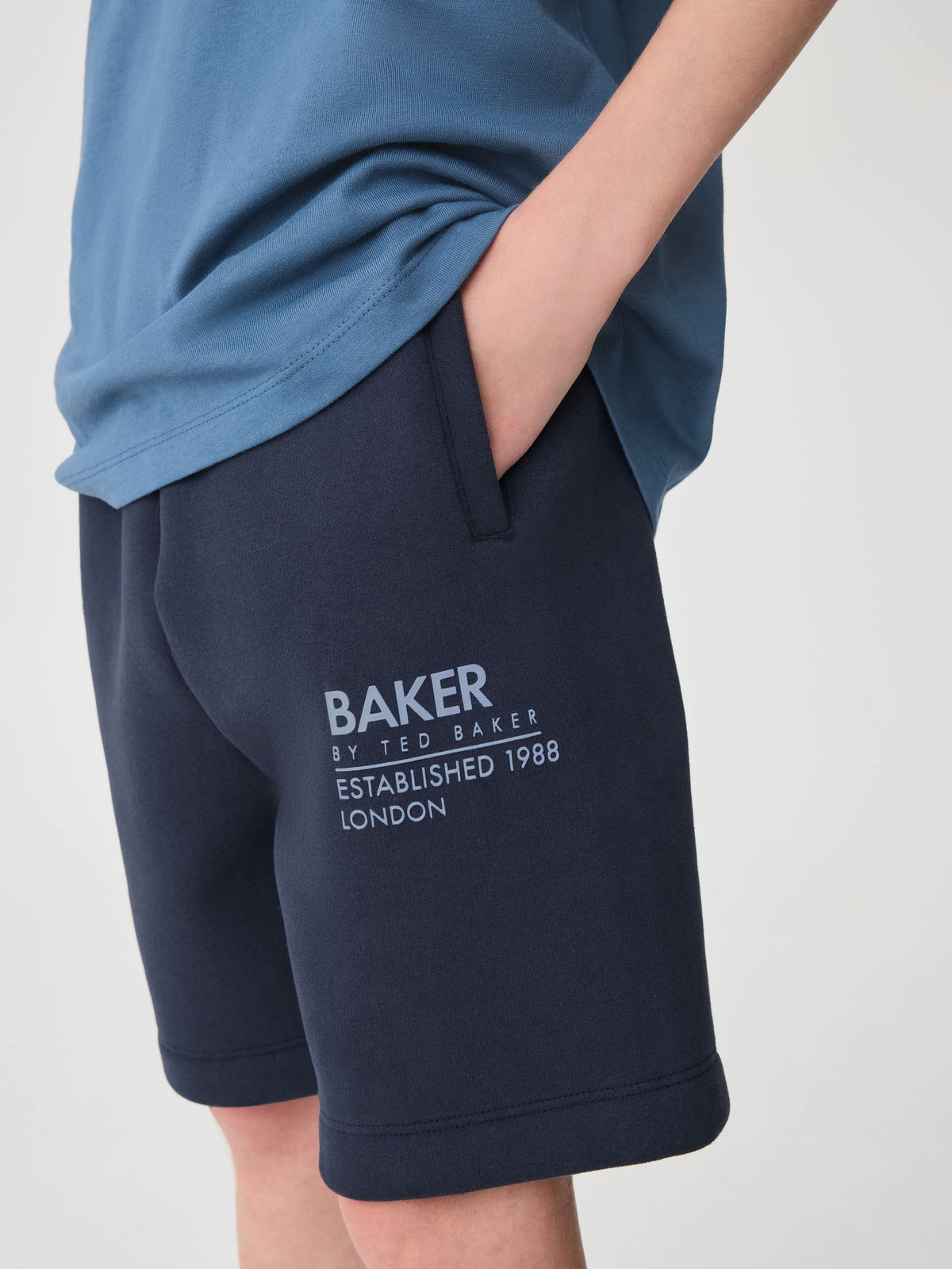 Dsiney Kidz - Baker by Ted Baker Oversized Tonal Graphic T-Shirt and Shorts Set image 6