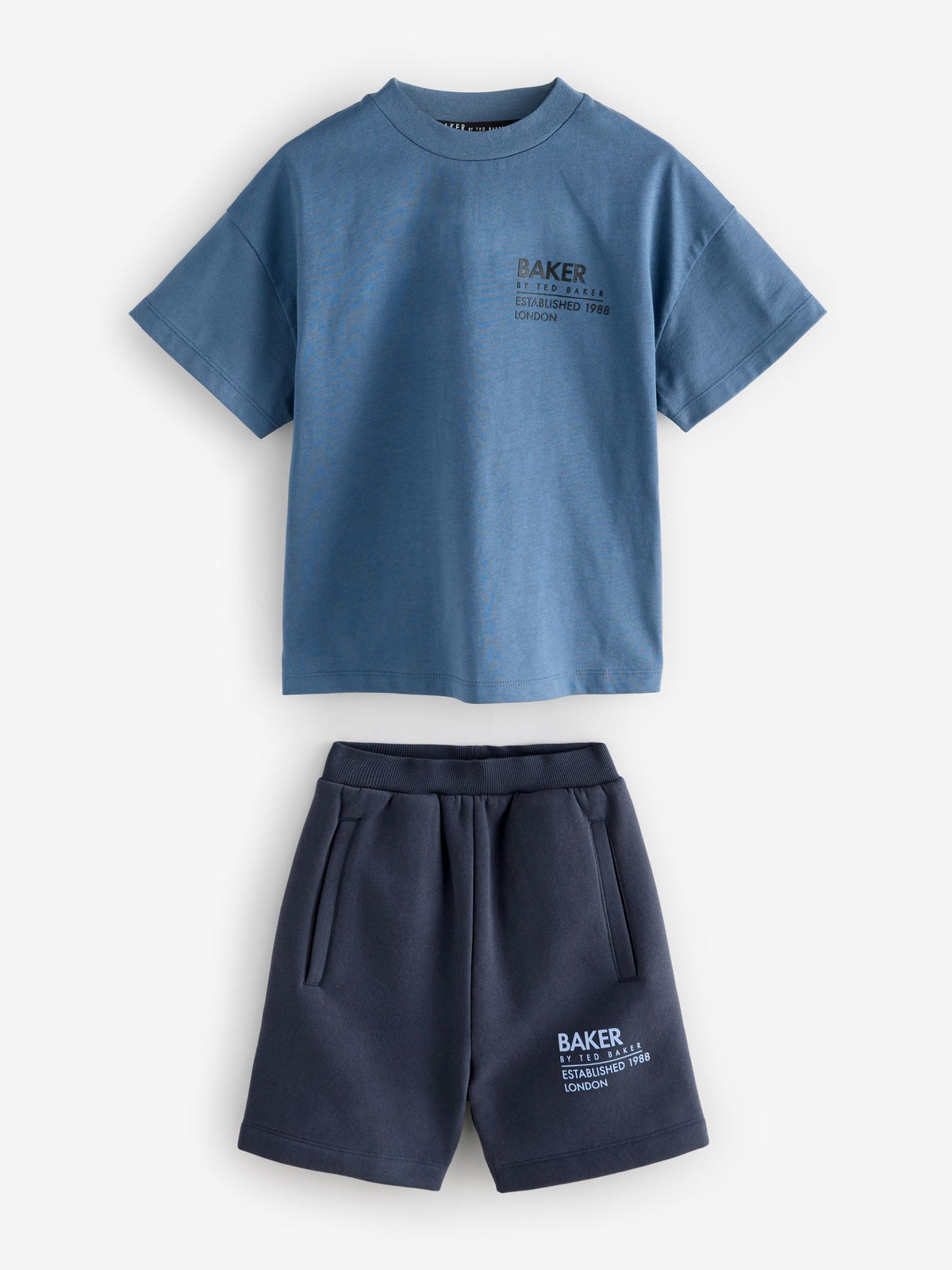 Dsiney Kidz - Baker by Ted Baker Oversized Tonal Graphic T-Shirt and Shorts Set image 7
