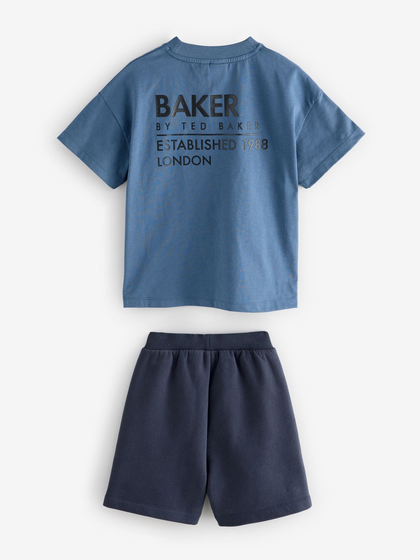 Dsiney Kidz - Baker by Ted Baker Oversized Tonal Graphic T-Shirt and Shorts Set image 8