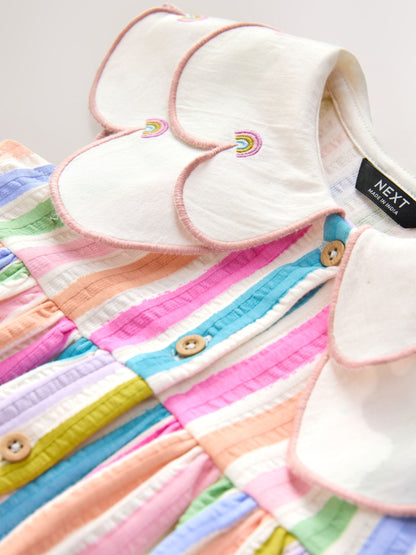 Rainbow Collared Summer Dress (3mths-7yrs) image 7