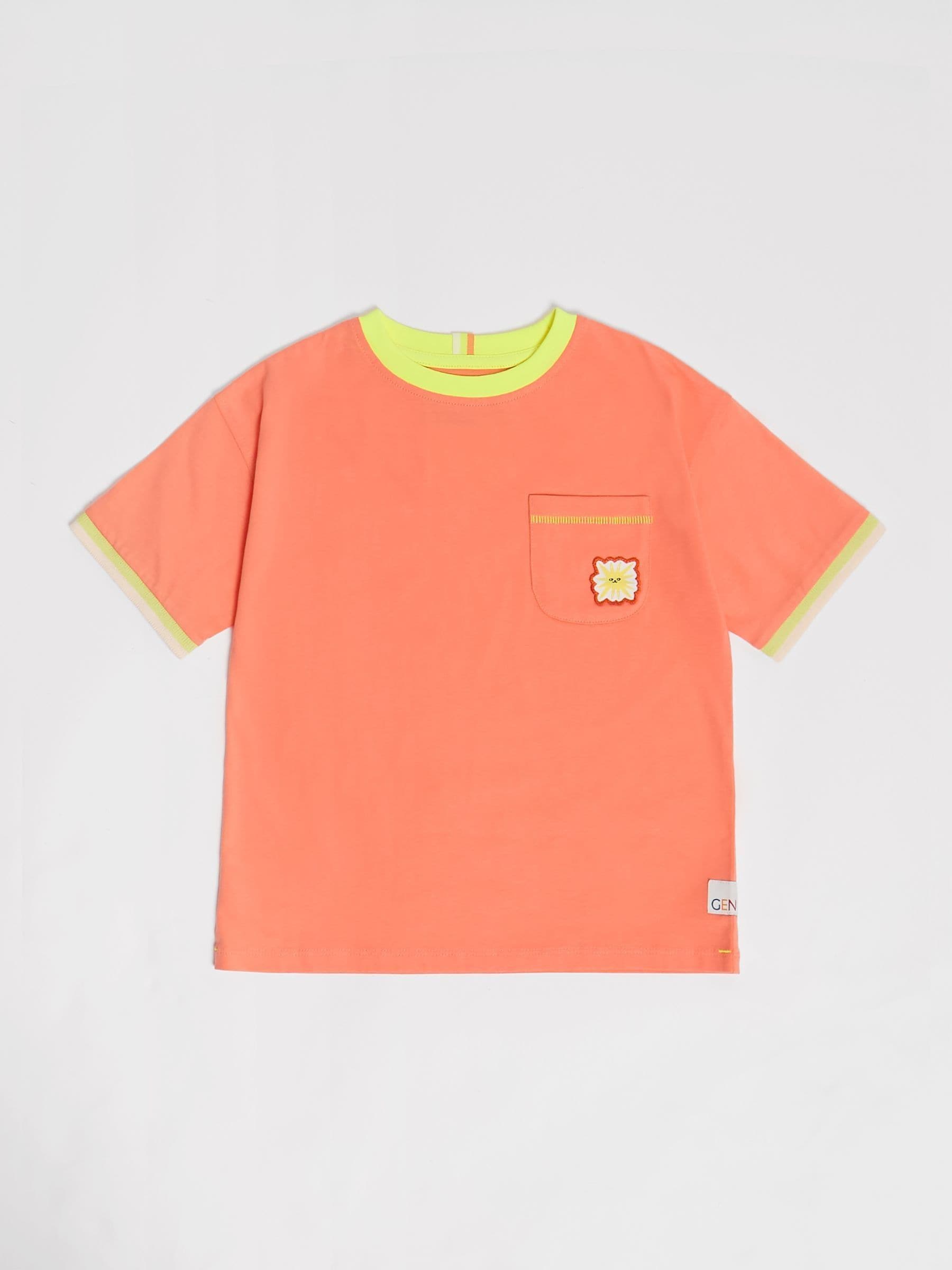 Dsiney Kidz - GEN Orange Pocket Badge T-Shirt image 1