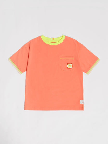 Dsiney Kidz - GEN Orange Pocket Badge T-Shirt image 1