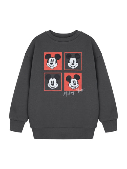 Dsiney Kidz - Vanilla Underground Grey Boys Disney Mickey Mouse 100% Cotton Sweatshirt image 1