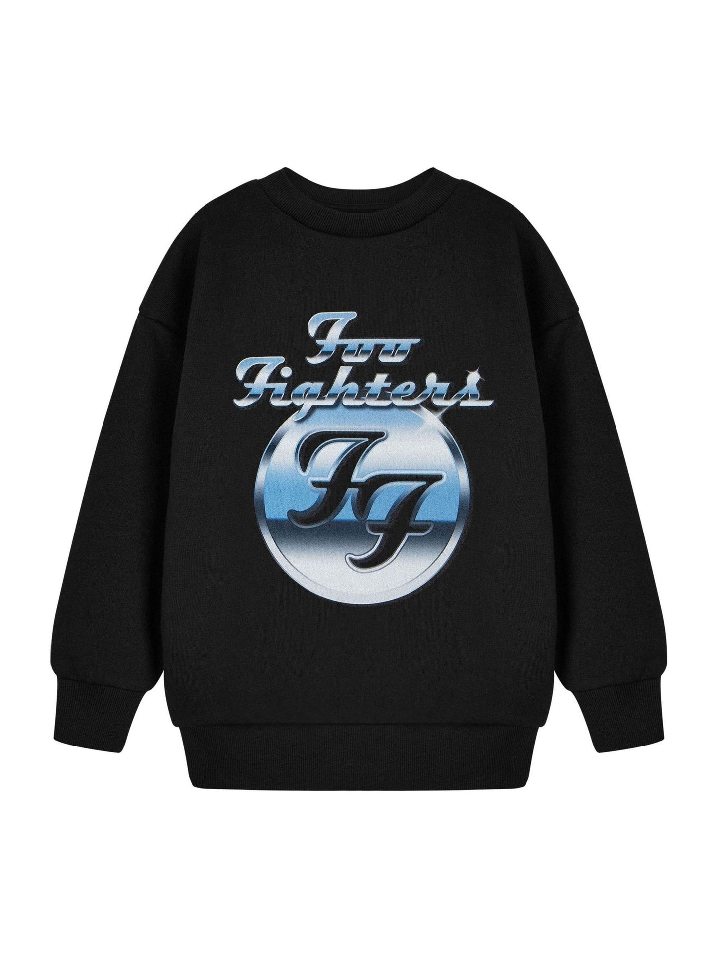 Dsiney Kidz - Vanilla Underground Black Kids Foo Fighters 100% Cotton Sweatshirt image 1