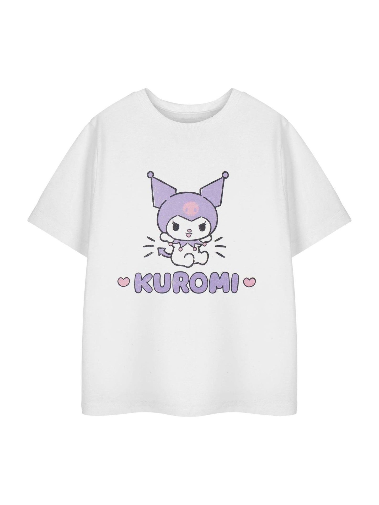 Dsiney Kidz - Vanilla Underground White Girls Hello Kitty Short Sleeve 100% Cotton T-Shirt image 1