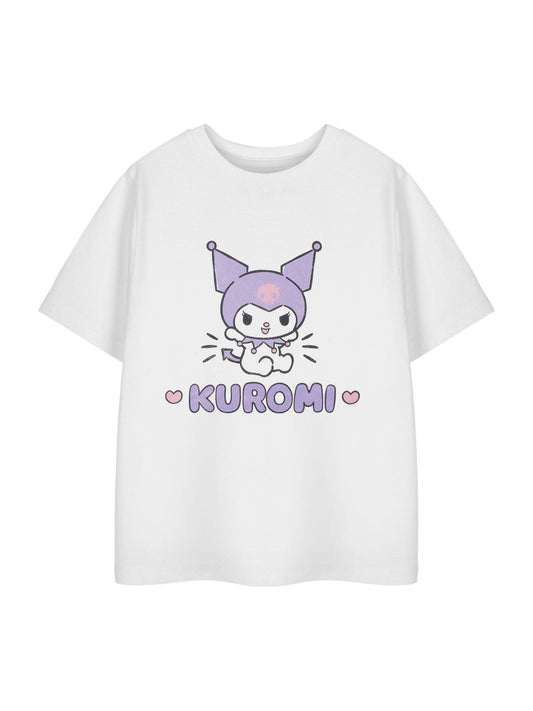 Dsiney Kidz - Vanilla Underground White Girls Hello Kitty Short Sleeve 100% Cotton T-Shirt image 1