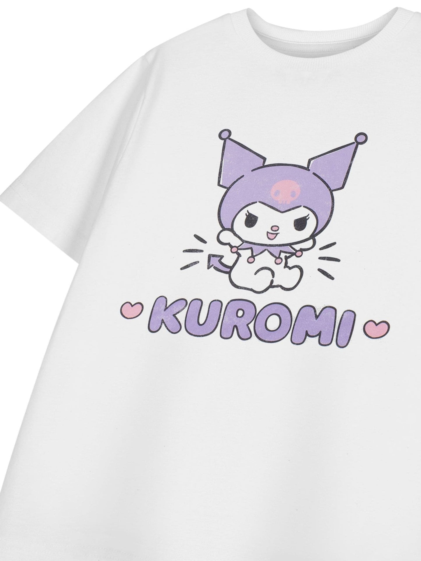 Dsiney Kidz - Vanilla Underground White Girls Hello Kitty Short Sleeve 100% Cotton T-Shirt image 3