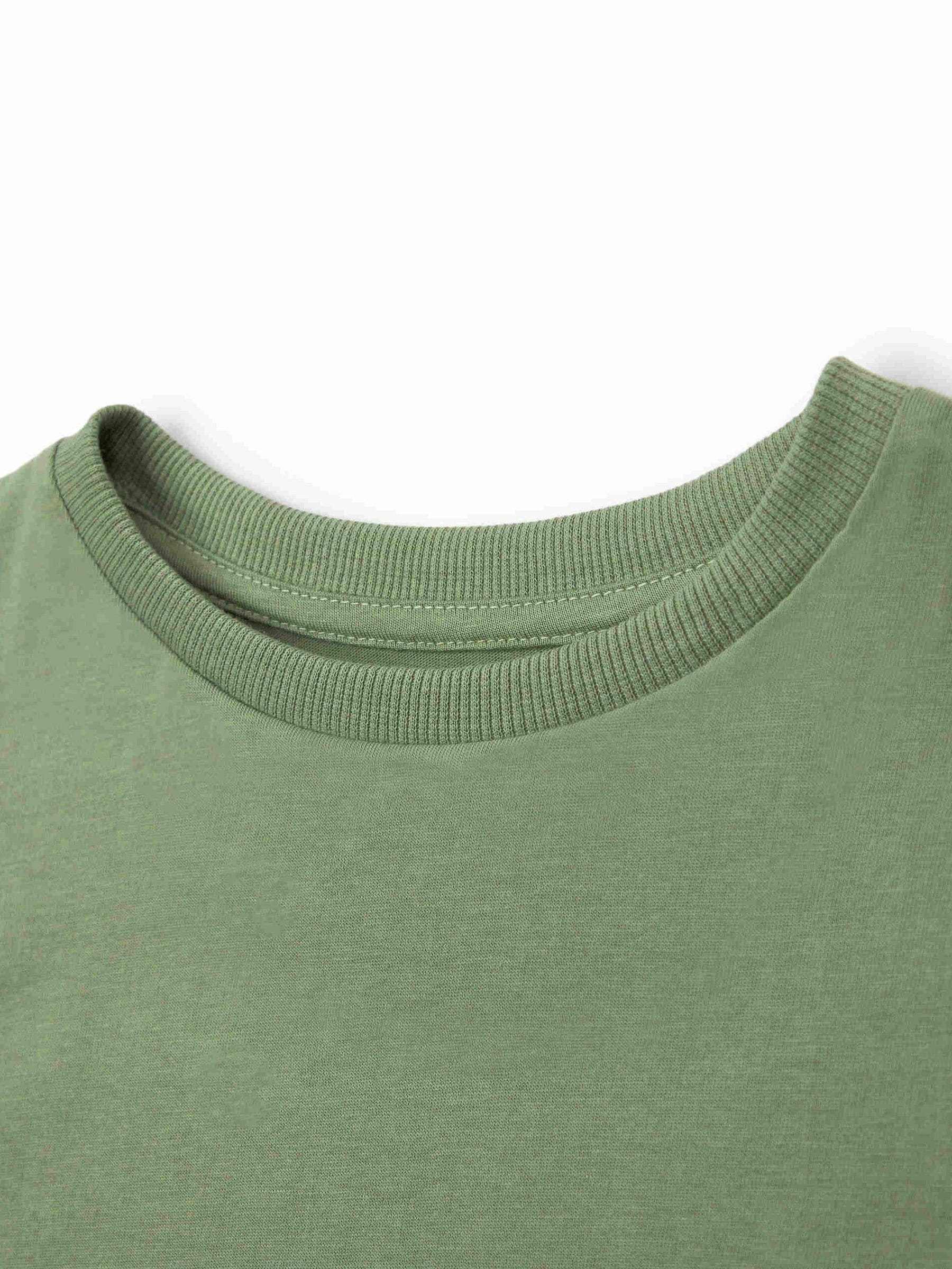 Dsiney Kidz - Vanilla Underground Green Boys Minecraft Short Sleeved 100% Cotton T-Shirt image 3