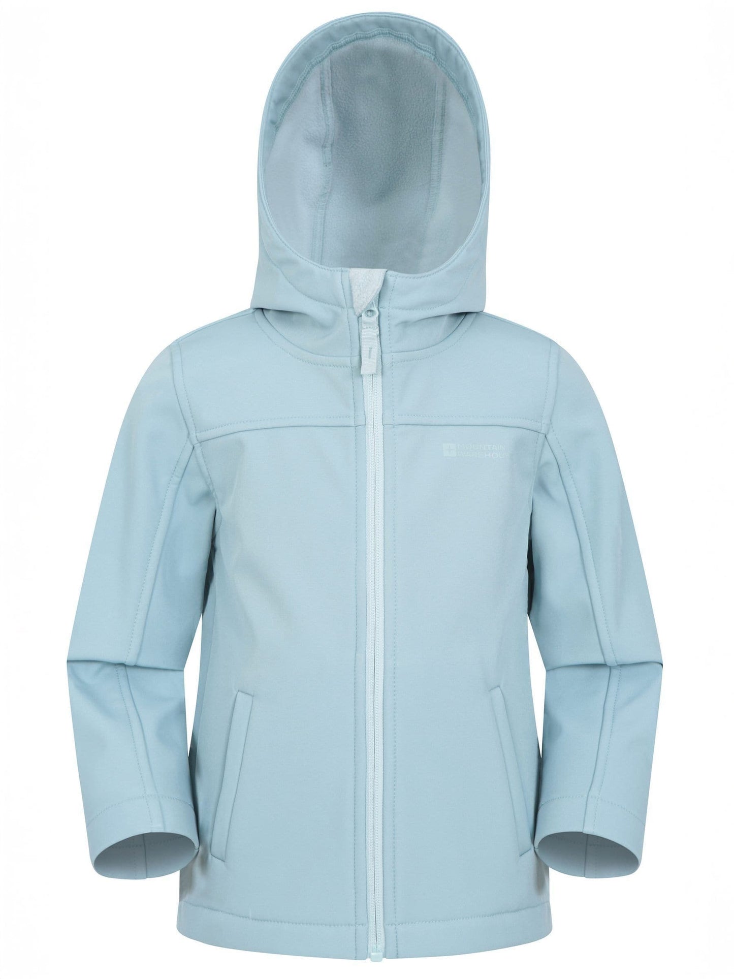 Dsiney Kidz - Mountain Warehouse Blue Exodus Kids Water Resistant Softshell Jacket image 2