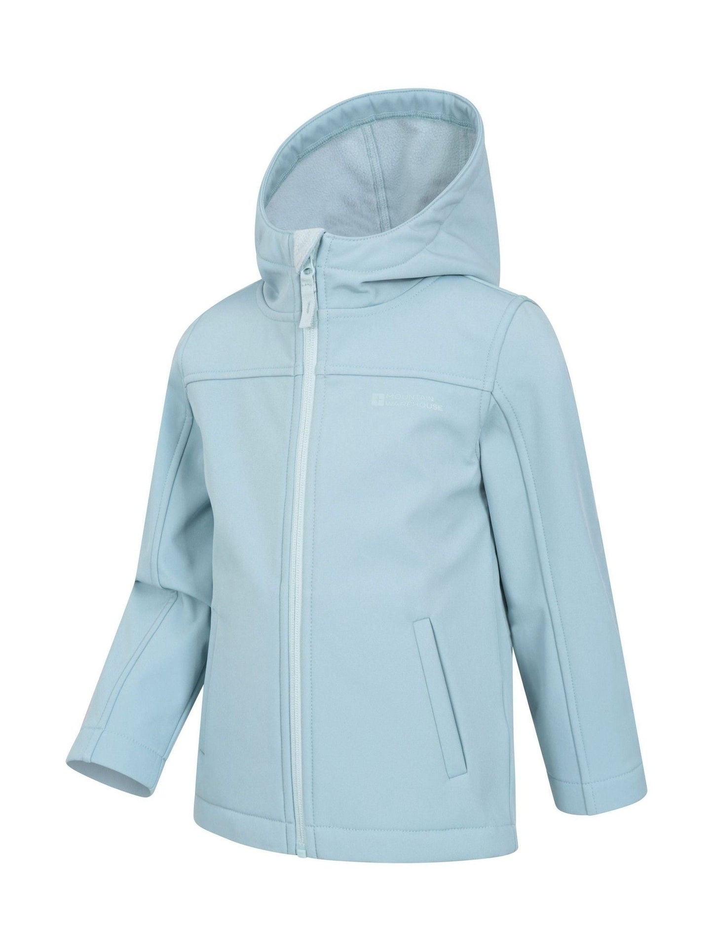 Dsiney Kidz - Mountain Warehouse Blue Exodus Kids Water Resistant Softshell Jacket image 5