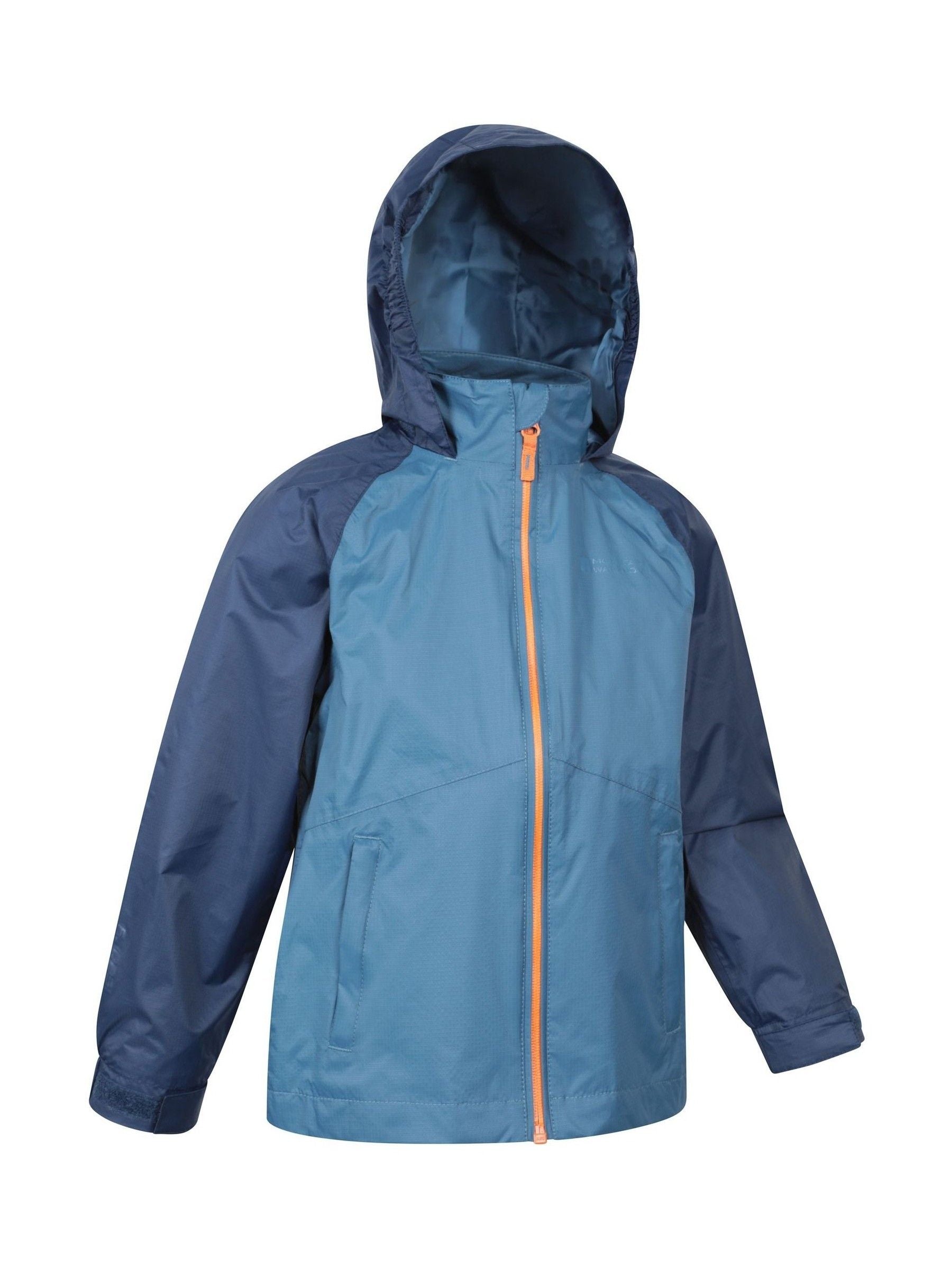 Dsiney Kidz - Mountain Warehouse Blue Torrent II Kids Waterproof Jacket image 2