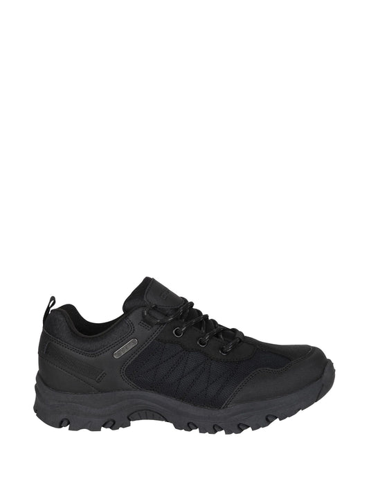 Mountain Warehouse Black Stampede Kids Waterproof Walking Shoes image 1