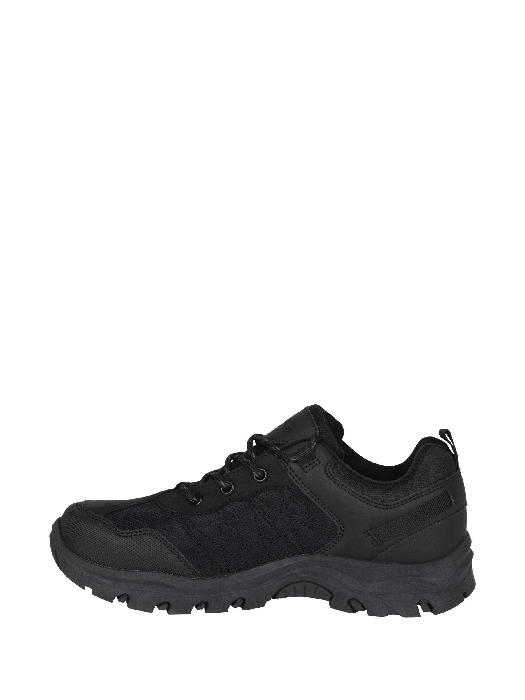 Mountain Warehouse Black Stampede Kids Waterproof Walking Shoes image 2