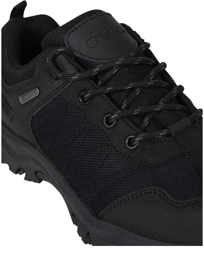 Mountain Warehouse Black Stampede Kids Waterproof Walking Shoes image 7