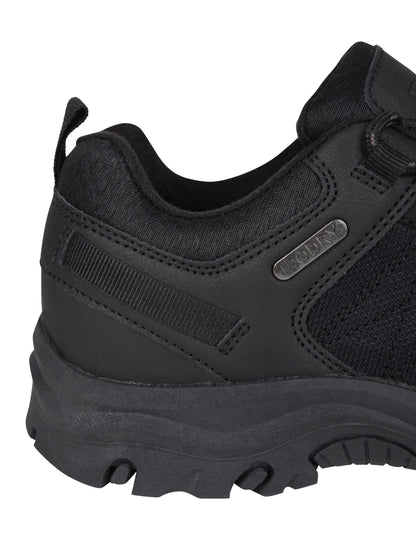 Mountain Warehouse Black Stampede Kids Waterproof Walking Shoes image 8