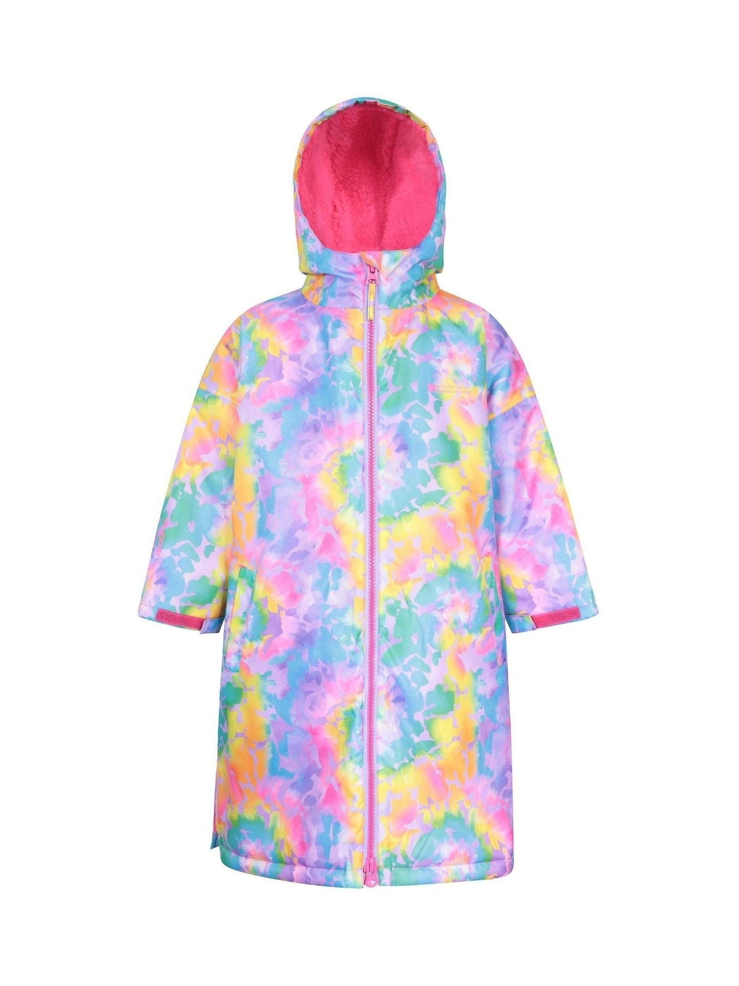 Mountain Warehouse Multi Tidal Printed Kids Waterproof Changing Robe image 1
