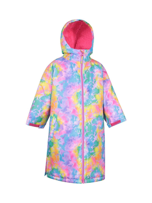 Mountain Warehouse Multi Tidal Printed Kids Waterproof Changing Robe image 2