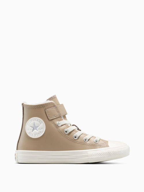 Converse Brown Chuck Taylor Fleece Lining High Trainers image 1