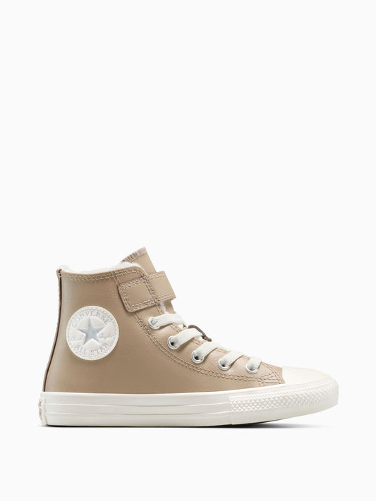 Converse Brown Chuck Taylor Fleece Lining High Trainers image 1