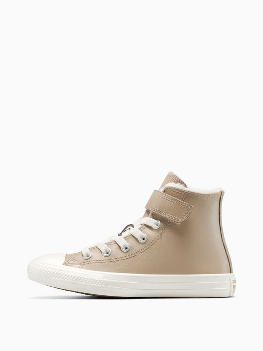 Converse Brown Chuck Taylor Fleece Lining High Trainers image 2