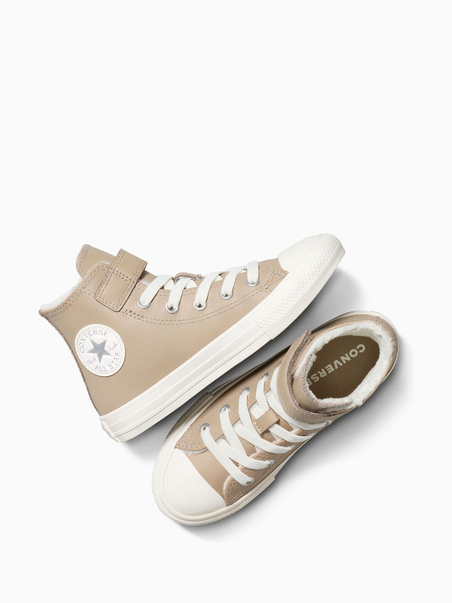 Converse Brown Chuck Taylor Fleece Lining High Trainers image 6