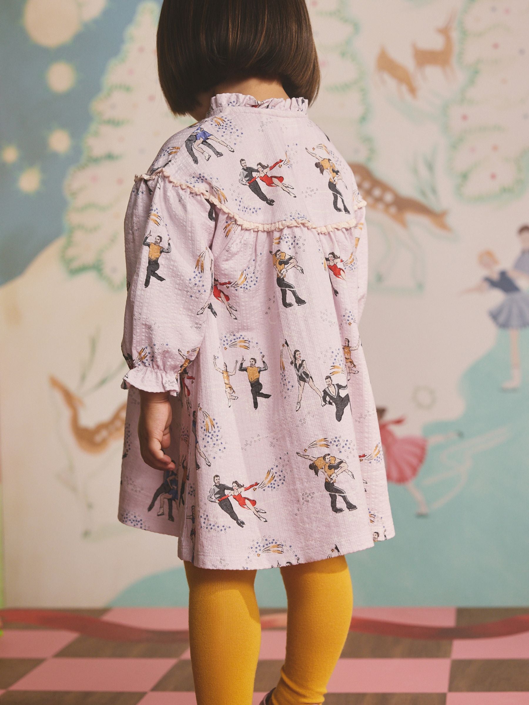 Pink Cath Kidston Christmas Sweat Dress (3mths-7yrs) image 3