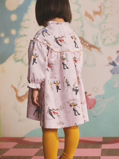 Pink Cath Kidston Christmas Sweat Dress (3mths-7yrs) image 3
