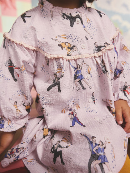Pink Cath Kidston Christmas Sweat Dress (3mths-7yrs) image 4
