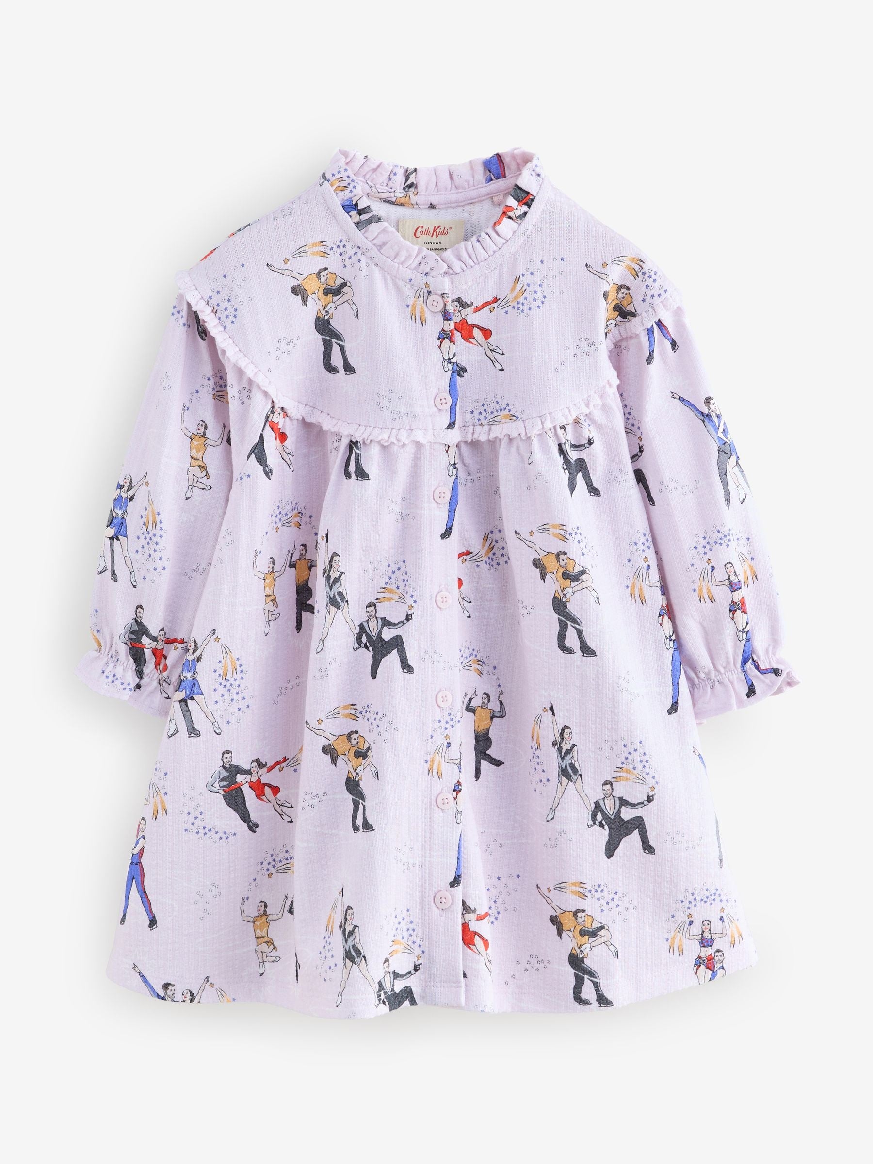 Pink Cath Kidston Christmas Sweat Dress (3mths-7yrs) image 5