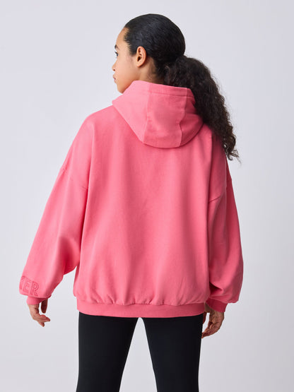 Baker by Ted Baker Oversized Embroidered Graphic Hoodie image 2