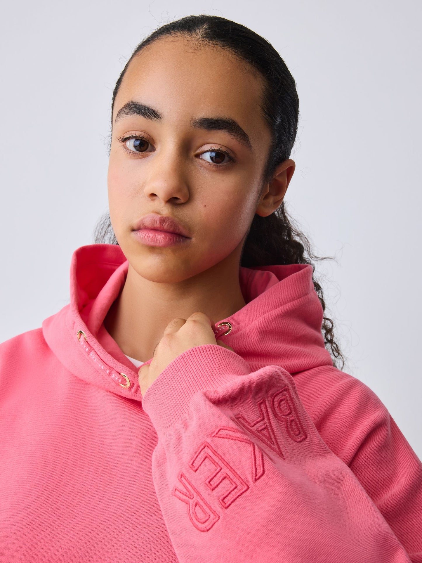 Baker by Ted Baker Oversized Embroidered Graphic Hoodie image 3