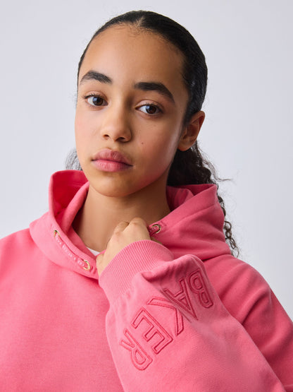 Baker by Ted Baker Oversized Embroidered Graphic Hoodie image 3