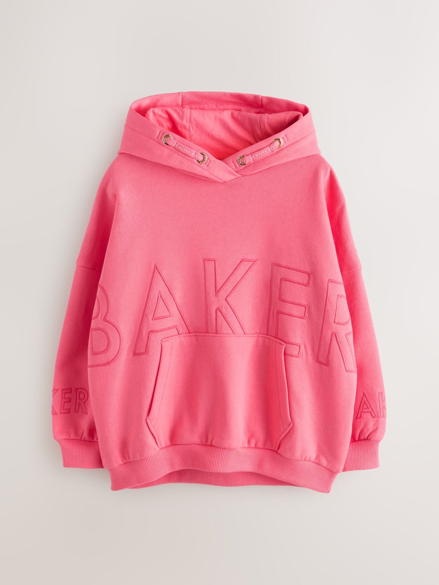 Baker by Ted Baker Oversized Embroidered Graphic Hoodie image 5