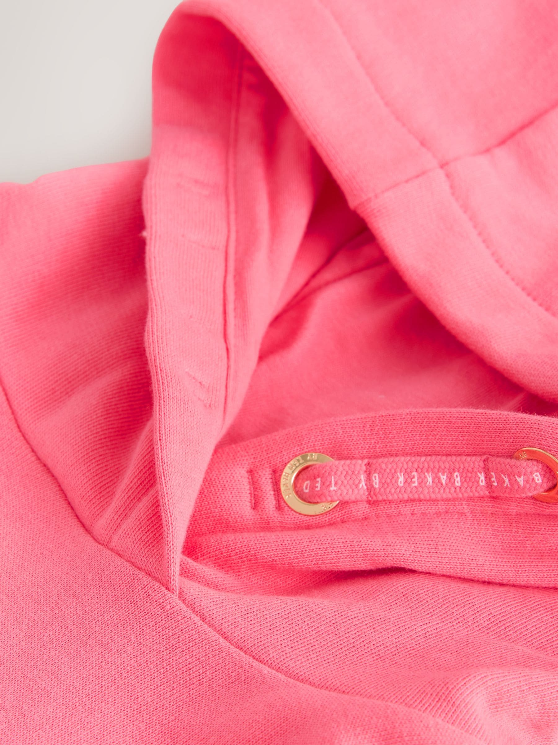 Baker by Ted Baker Oversized Embroidered Graphic Hoodie image 7