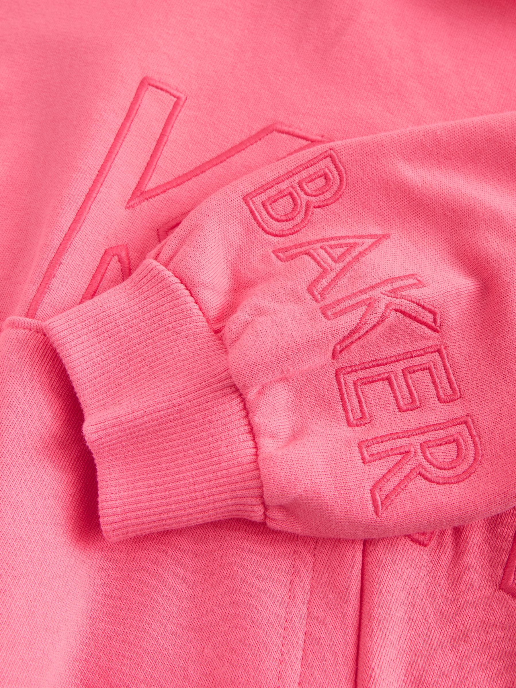 Baker by Ted Baker Oversized Embroidered Graphic Hoodie image 8