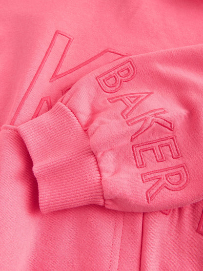 Baker by Ted Baker Oversized Embroidered Graphic Hoodie image 8