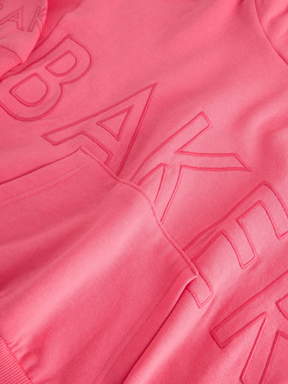 Baker by Ted Baker Oversized Embroidered Graphic Hoodie image 9