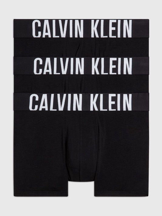 Disney Kidz - Calvin Klein Black Intense Power Cotton Trunks 3 Pack image 1