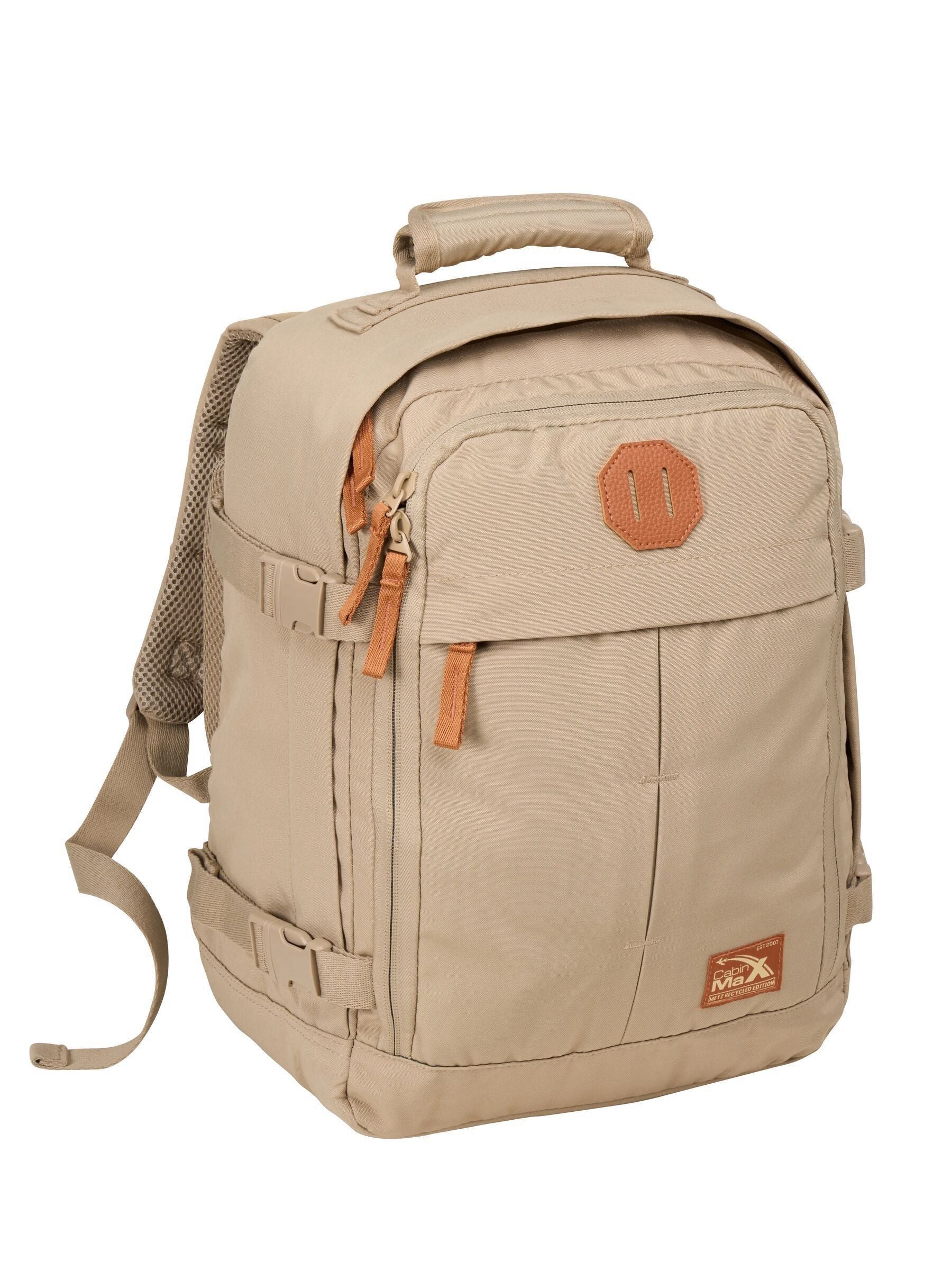 Cabin Max Cream Metz Underseat Personal Item Backpack Hand Luggage image 1