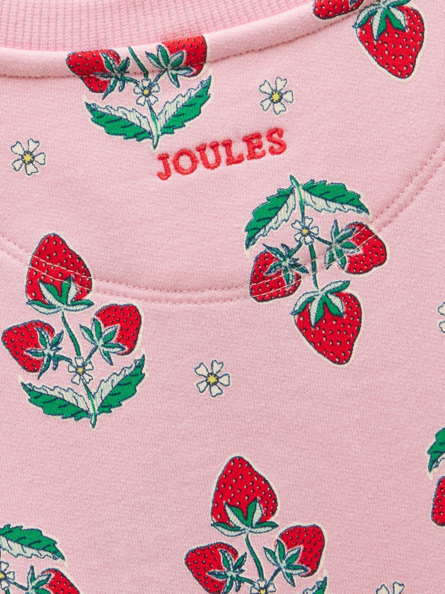 Joules Girls' Emma Pink Short Sleeve Sweater Dress image 5