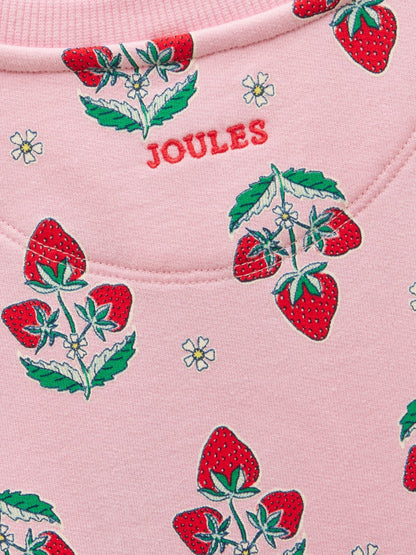 Joules Girls' Emma Pink Short Sleeve Sweater Dress image 5