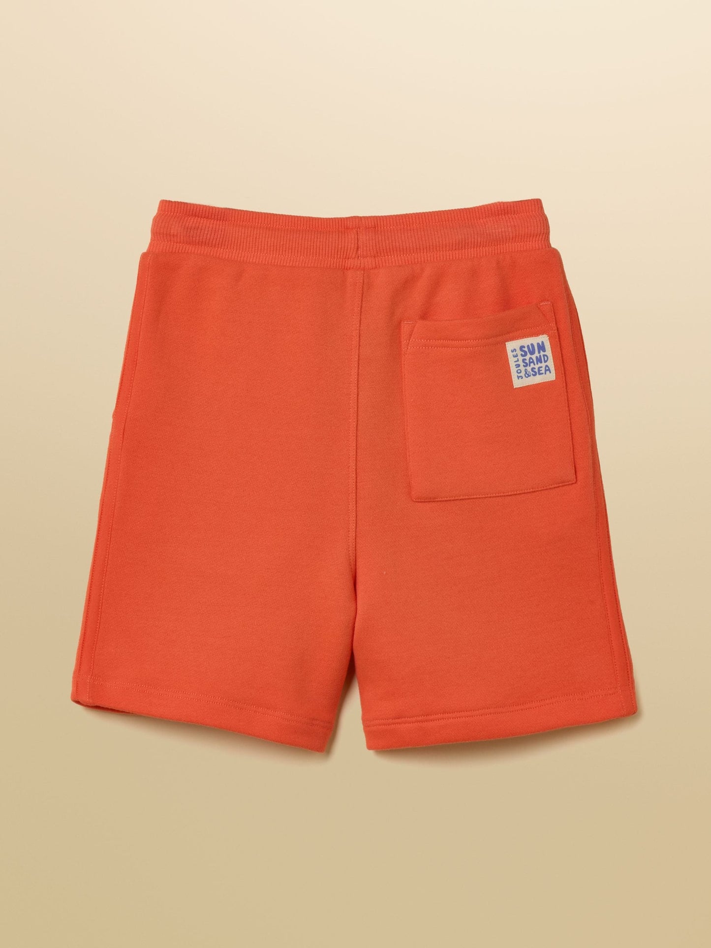 Joules Kids' Sundaze Orange Loopback Sweat Shorts image 4